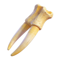 Realistic Human Tooth 3D Icon - Dental Anatomy