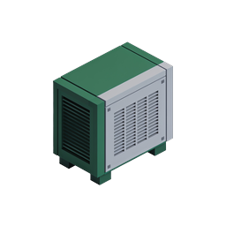 HVAC Condenser Unit Isometric Icon - 3D Air System