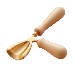 Elegant Ice Cream Scoop Icon for Dessert Lovers
