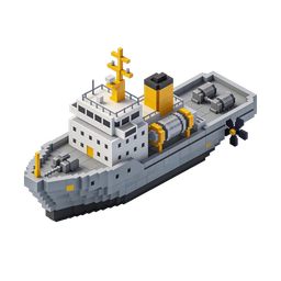 Frachtschiff-Icon – modernes Transportsymbol