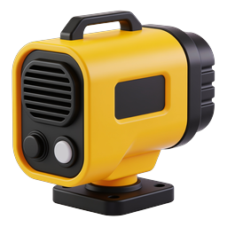 Industrial Equipment Device Icon - 3D Rendered Tool