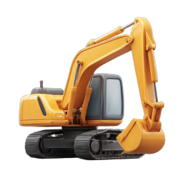 Excavator Icon for Construction Projects