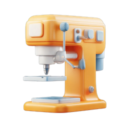 Vibrant Kitchen Mixer Icon for Food and Culinary Use
