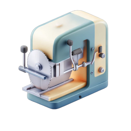 Vintage Meat Slicer Icon for Culinary Use