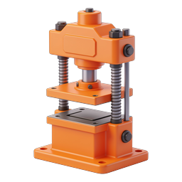 Industrial Press Machine 3D Icon | Manufacturing Tool