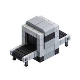Industrial Scanner Machine Isometric 3D Icon