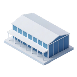 Modern Building Icon for Real Estate and Architecture