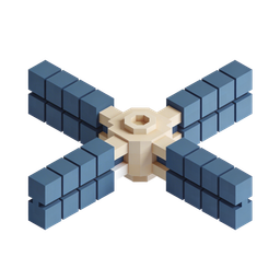 Modern 3D Cube Icon for Technology Applications