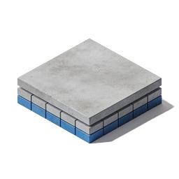 Layered Insulation Panel Construction Icon