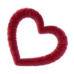 Darm-Herz-Icon | 3D-medizinisches Symbol für die Verdauungsgesundheit