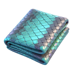 Biểu tượng vải vảy cầu vồng - Vải holographic