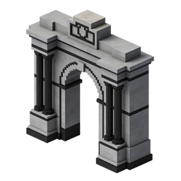 Isometric Arch Icon for Modern Design Projects