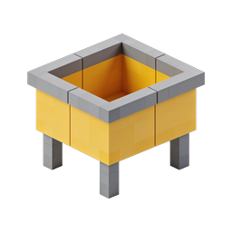 Ícone de Contêiner de Bloco Isométrico - Estilo 3D Voxel