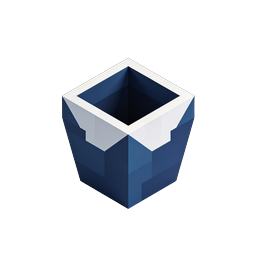 Isometric Blue Box Icon | Modern 3D Container Design