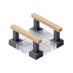 Isometric Building Blocks Construction Icon