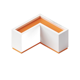 Isometric Chevron 3D Icon | Modern Geometric Design