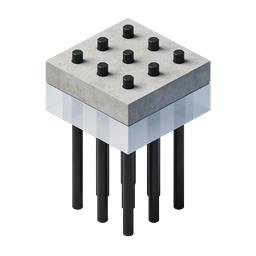 Isometric Microchip 3D Icon | Processor Hardware Design