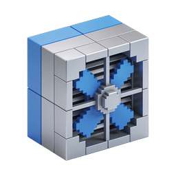 Isometric Cube Blocks 3D Technology Icon
