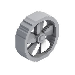 Isometric 3D Cube Structure Icon | Modular Design