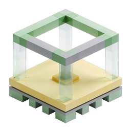 Isometric Data Structure 3D Icon | Tech Architecture
