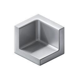 Isometric Empty Cube Icon | 3D Geometric Design