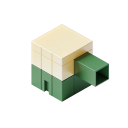 Isometric House Icon - 3D Modern Home Illustration