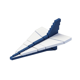 Isometric Jet Airplane 3D Icon - Travel & Aviation