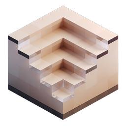 Isometric Layered Glass Cube Icon - 3D Modern Design