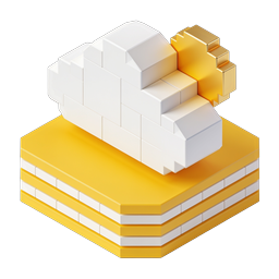 Isometrisches gestapeltes Ebenen-Block-Icon | 3D Geometrisches Design