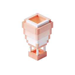 Isometrisches Podest-Säulen 3D-Render-Icon