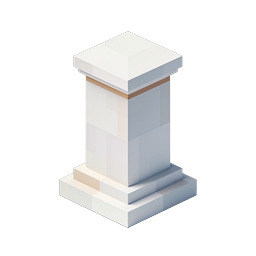 Isometric Podium Pedestal Icon | 3D Display Stand