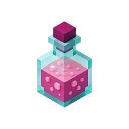 Isometric Potion Bottle Icon - 3D Magical Elixir