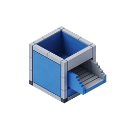 Isometric Printer Icon - Modern 3D Office Equipment Design