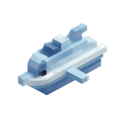 Ícone de Navio Isométrico - Símbolo de Transporte Marítimo 3D
