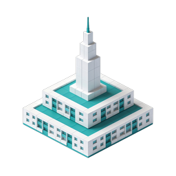 Isometric Skyscraper Icon - Modern 3D Building