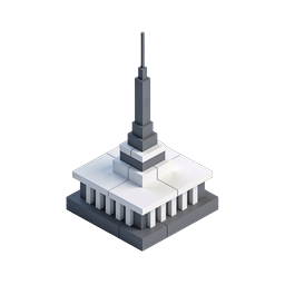 Isometric Skyscraper 3D Icon - Modern Building