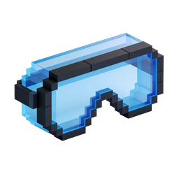 Isometric Treasure Chest Icon | 3D Pixel Art Storage Box