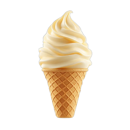 Delightful Ice Cream Cone Icon for Summer Treats