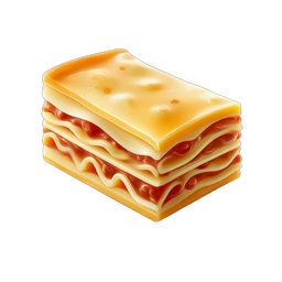Icona di lasagna filante al formaggio per gli amanti del cibo