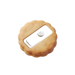 Jack of Diamonds Cookie Playing Card Icon - 3D Design