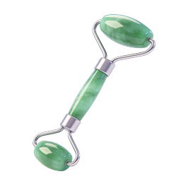 Jade Face Roller Icon - Premium Skincare Tool