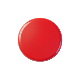 Japan Flag Icon | 3D Glossy Circular Button Design