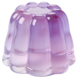 Vibrant Gelatin Dessert Icon for Culinary Designs