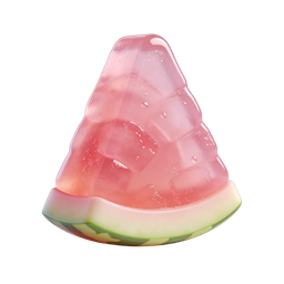 Delicious Watermelon Jelly Icon for Summer Treats