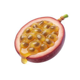 Vivid Passion Fruit Icon for Fresh Food Designs