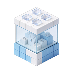 Luxury Jewelry Display Store Isometric Icon