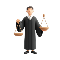 Judge Scales Justice Icon - Legal Balance Symbol