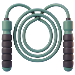 Jump Rope Icon for Fitness and Exercise