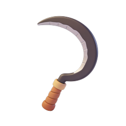 Biểu tượng 3D đất sét dao Karambit lưỡi cong