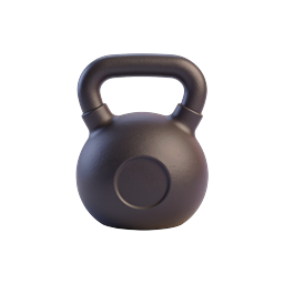 Sleek Kettlebell Icon for Workout Applications